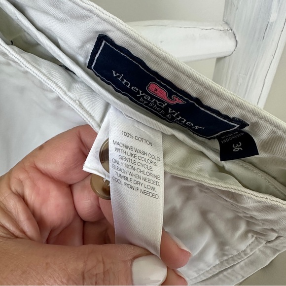 Vineyard Vines Men’s Club Short Tan Cotton Shorts Size 36” - Picture 10 of 10